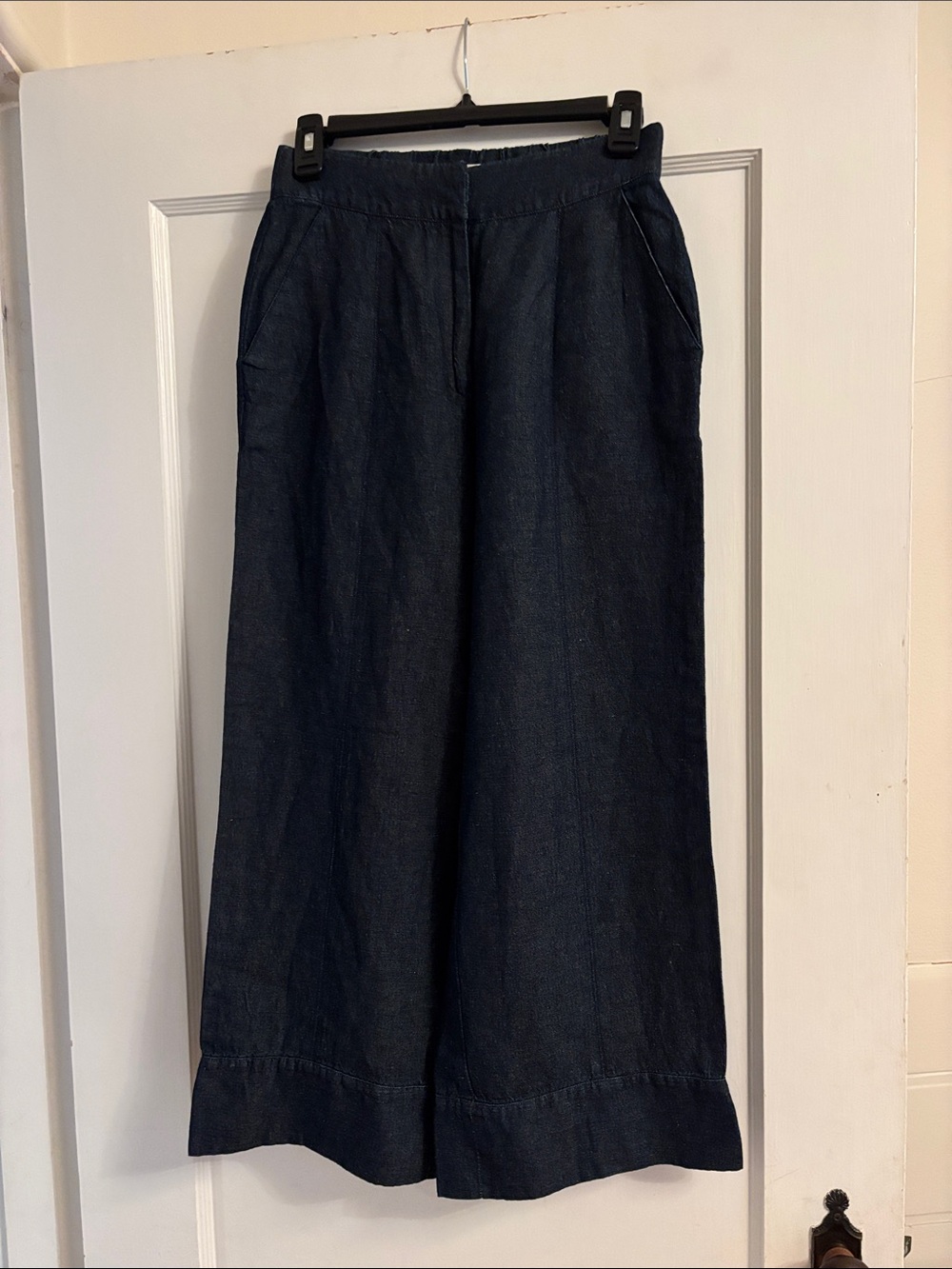 Brochu Walker Dark Indigo Wide-Leg Denim Trousers